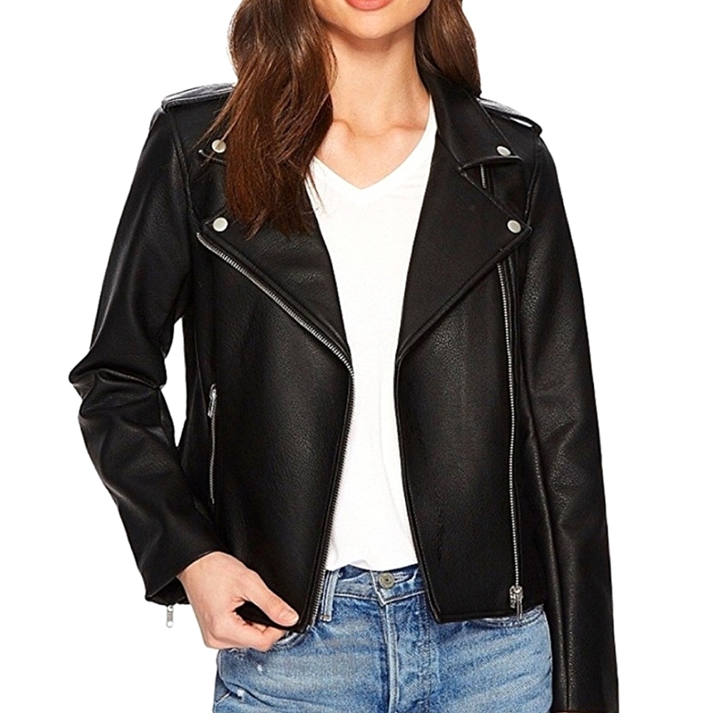 BB Dakota Black Leather Jacket